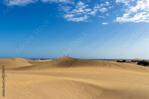 Couple on Maspalomas dunes