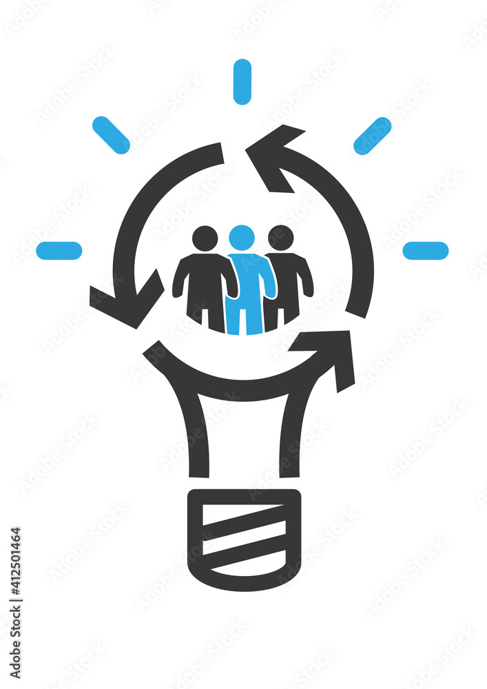 icon teamwork and ideation process icon icon teamwork and ideation process icon