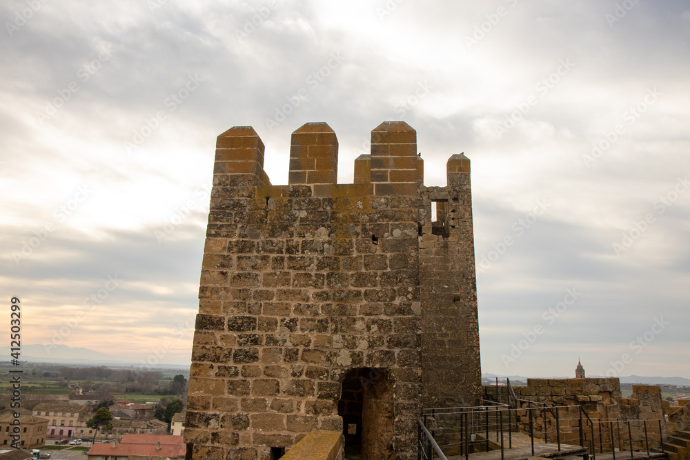 castle on a mountain