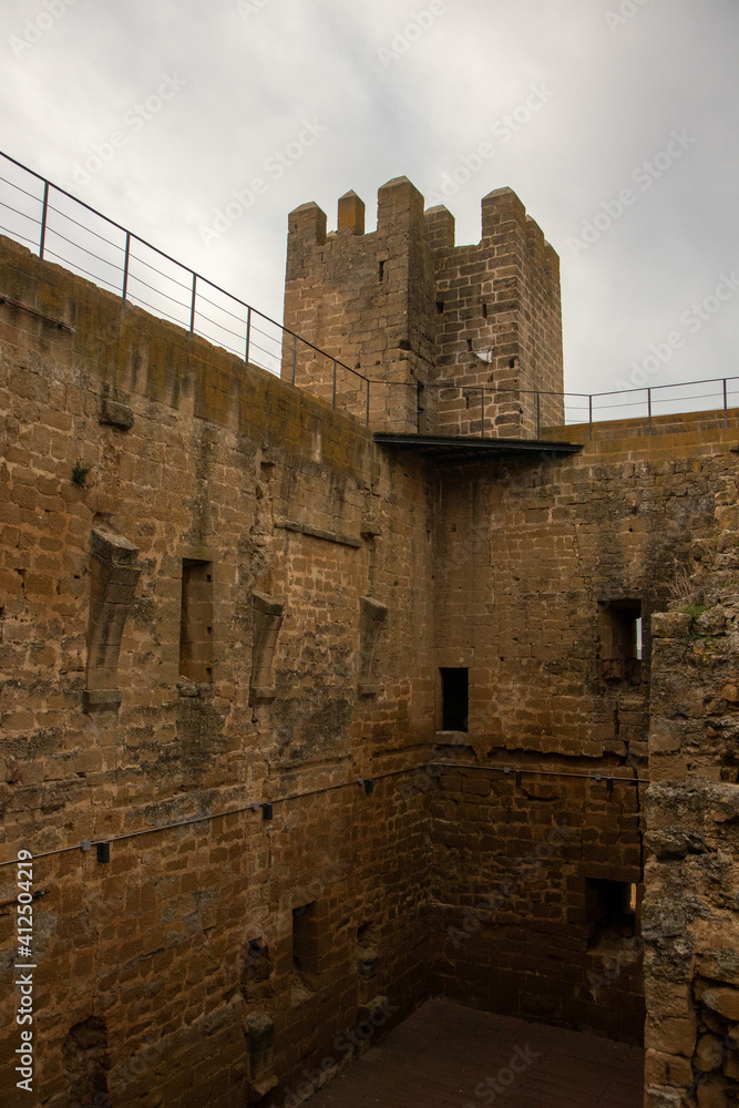 castle on a mountain