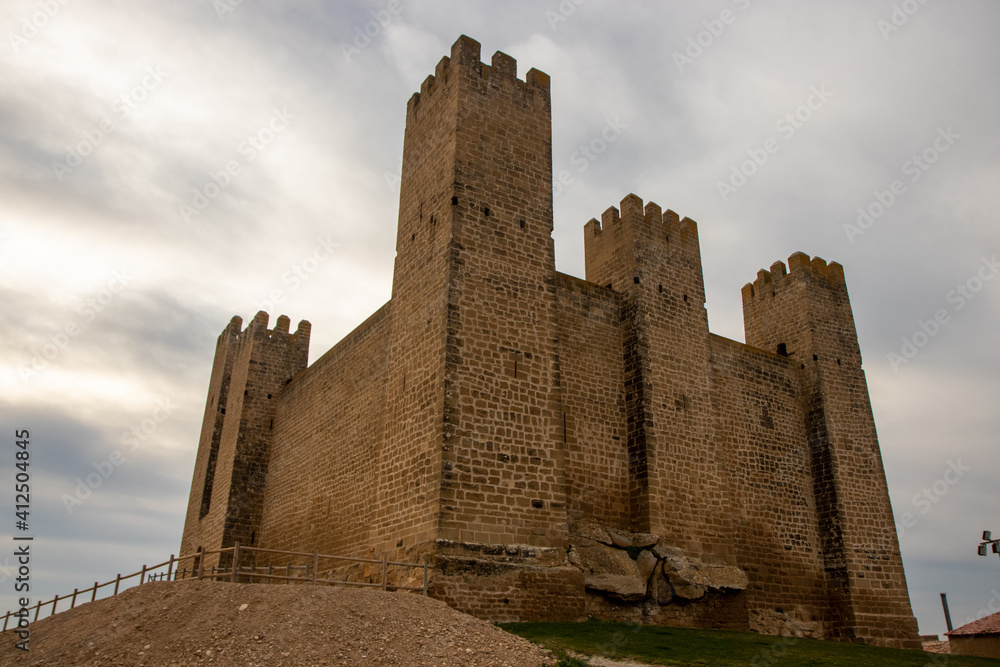 castle on a mountain