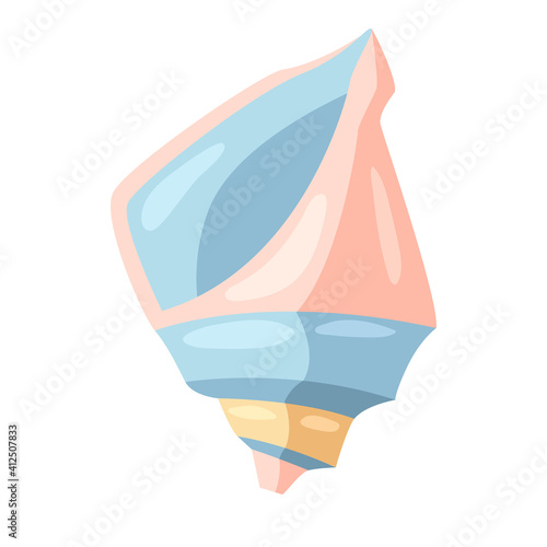 Illustration of seashell.