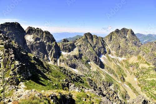 Fototapeta Naklejka Na Ścianę i Meble -  Orla Perć, najtrudniejszy szlak górski w Tatrach Polskich