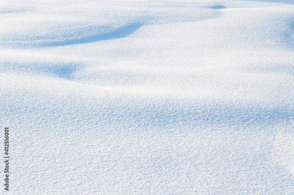 winter landscape: loose shiny snow, drifts and snow dunes winter landscape: loose shiny snow, drifts and snow dunes