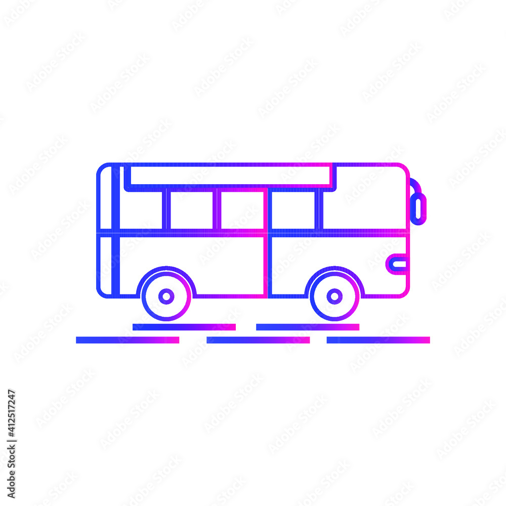 Bus icon. Travel bus, vehicle, private car, public bus, transport car icon. Bus icon. Travel bus, vehicle, private car, public bus, transport car icon.