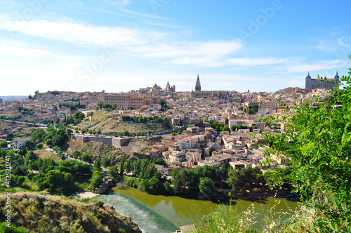 View of Toledo across the Tagus River, Spain