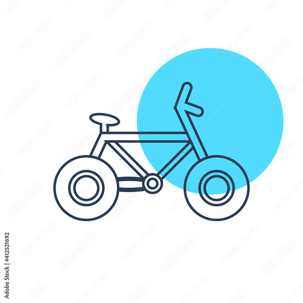 Bicycle icon. cyclist, cycle shop, cycle race, hiking race icon with vector illustration and flat style, black shape, circle color. Bicycle icon. cyclist, cycle shop, cycle race, hiking race icon with vector illustration and flat style, black shape, circle color.