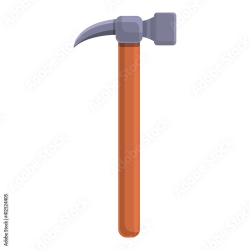 Sewerage hammer icon. Cartoon of sewerage hammer vector icon for web design isolated on white background