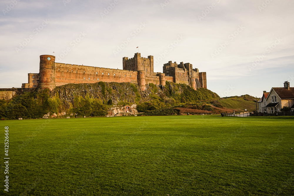 Bamburgh Castle In Northumberland