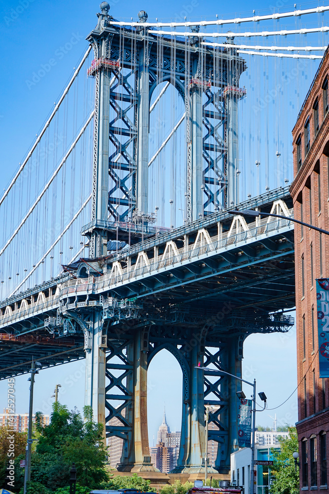 Fototapeta premium Manhattan Bridge From Washington Street
