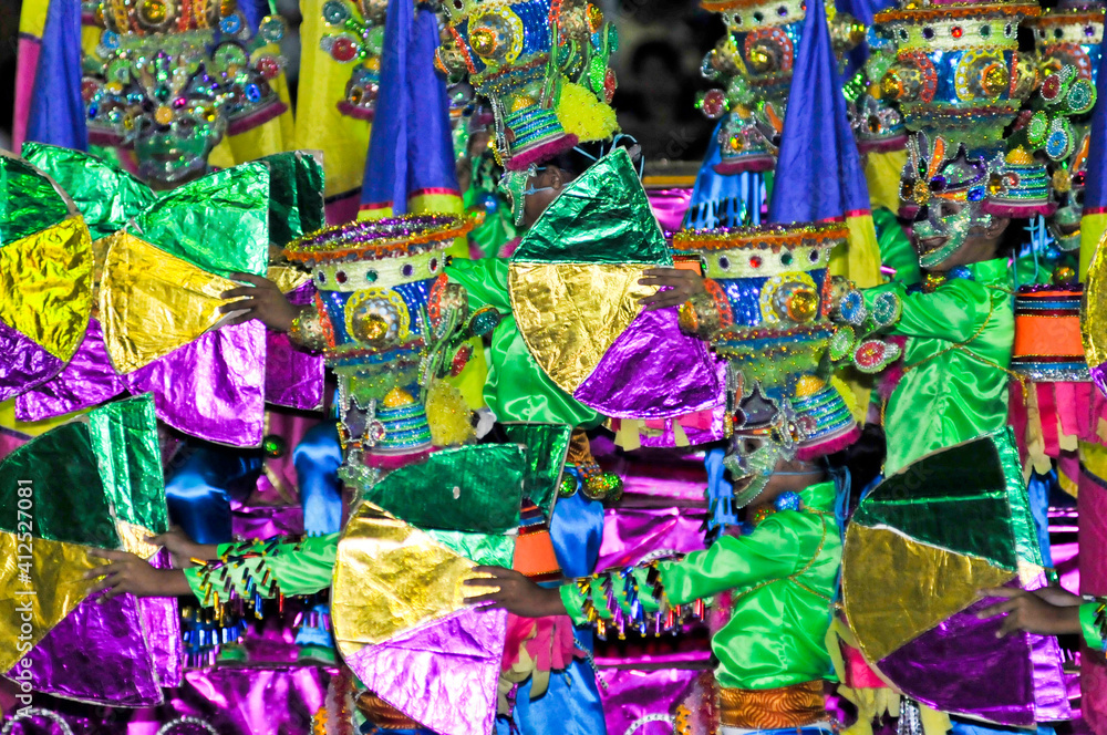 Fototapeta premium Masskara Festival, Bacolod, Philippines