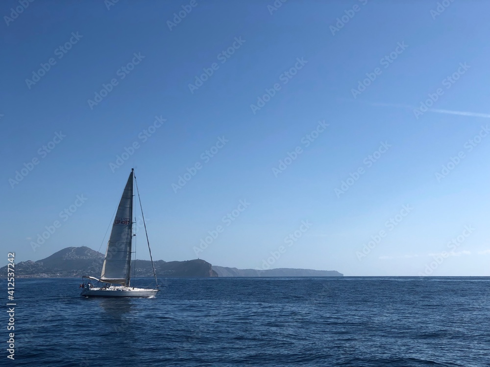Fototapeta premium regata de veleros en Formentera