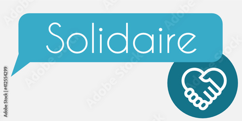 Bulle Solidaire avec Picto