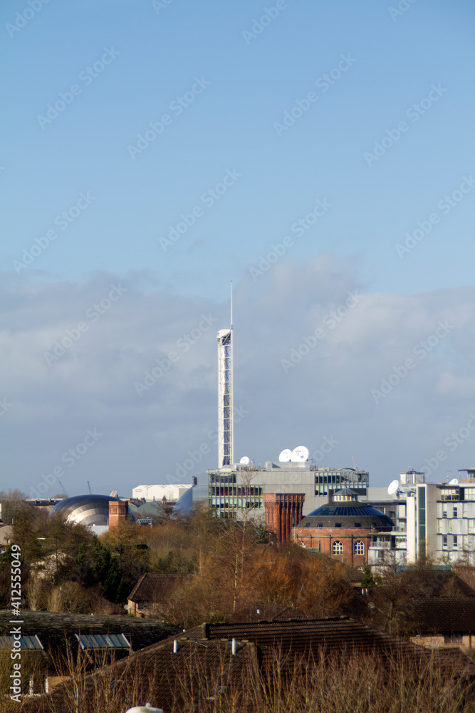 Torre o Tower en la ciudad de Glasgow, pais de Escocia o Scotland
