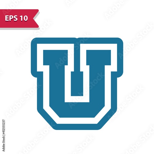 University Logo Icon. Professional pixel-aligned icon in glyph style.