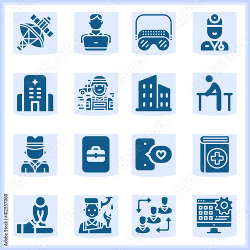Occupational  related simple set. 16  filled