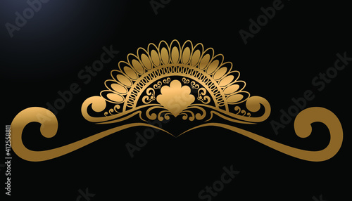 Luxury mandala background free vector