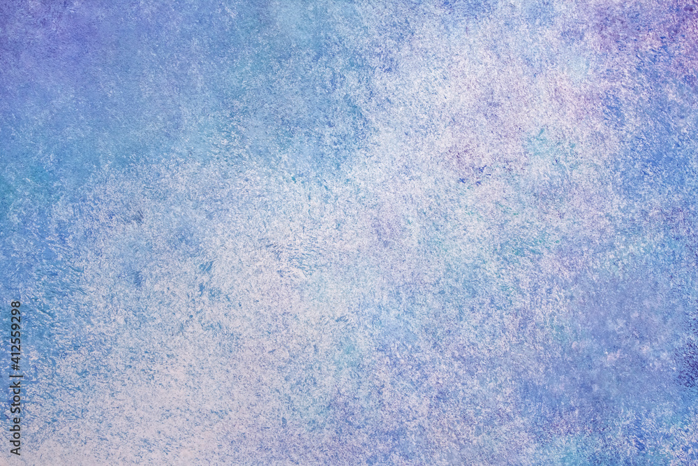 Painted blue and lilac paint background