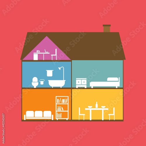 Ilustración flat para negocios