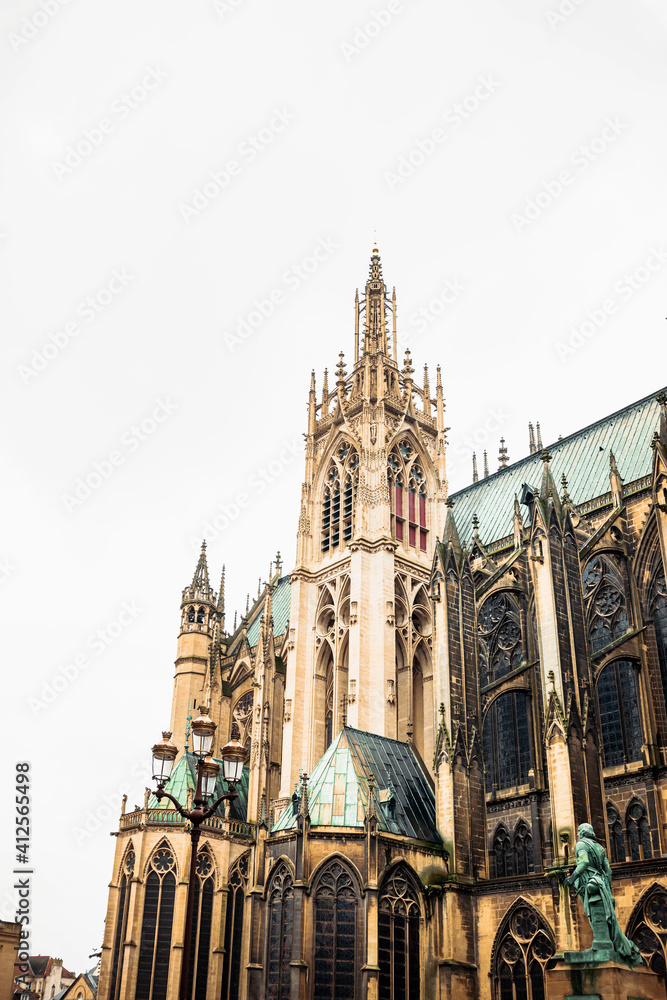 Traditional Cathedral building in Metz, France