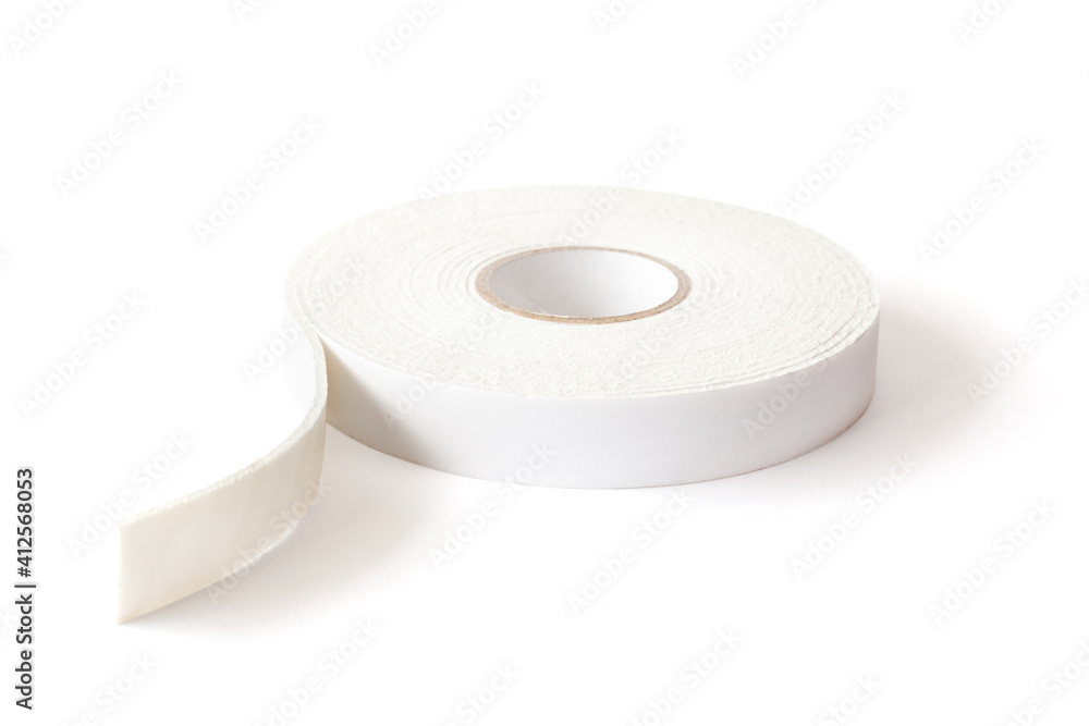 Double Sided Adhesive Tape on White Double Sided Adhesive Tape on White
