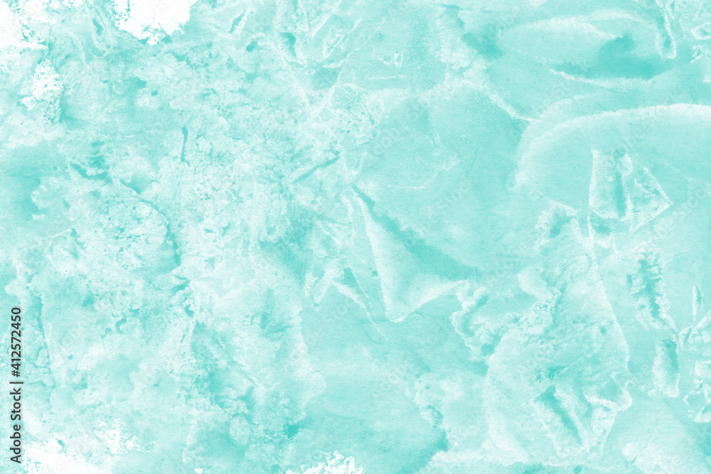 Aqua ink and watercolor texture on white paper background. Paint leaks and decalcomania effects. Hand-painted gouache abstract image. Mess on the canvas. Aqua ink and watercolor texture on white paper background. Paint leaks and decalcomania effects. Hand-painted gouache abstract image. Mess on the canvas.