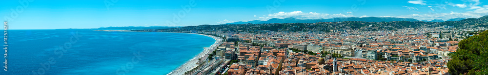 Panorama di NIzza, Francia