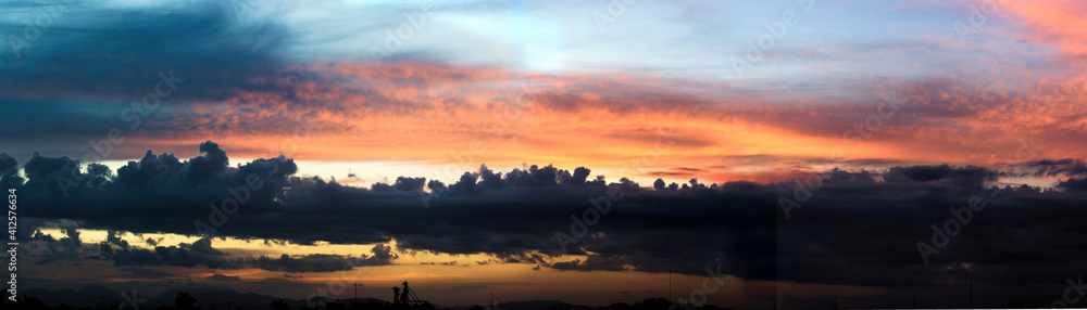 Shapes in the sky (panorama) Shapes in the sky (panorama)