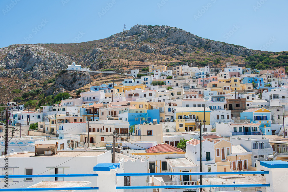 Dorf Menetes, auf der Insel Karpathos, Dodekanes, Griechenland