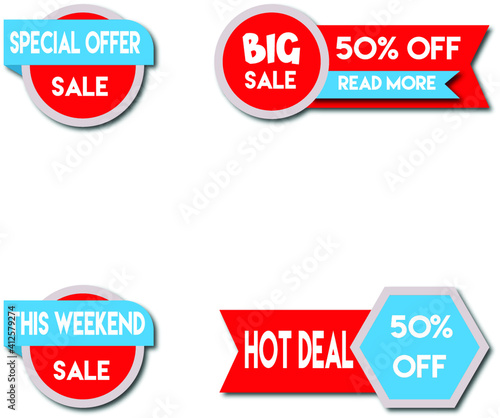 set of sale labels