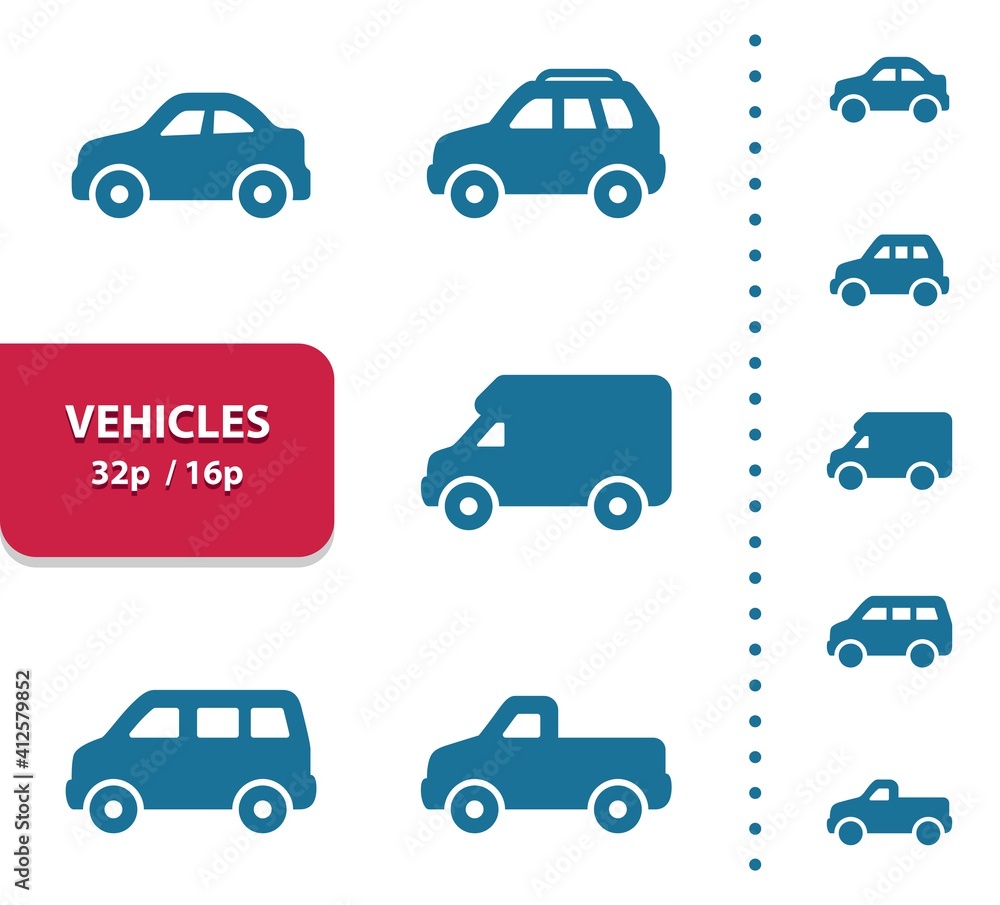 Vehicles - Cars Icons