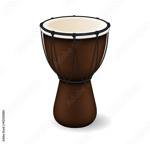 Drum musical instrument. Bongo. Vector illustration EPS10