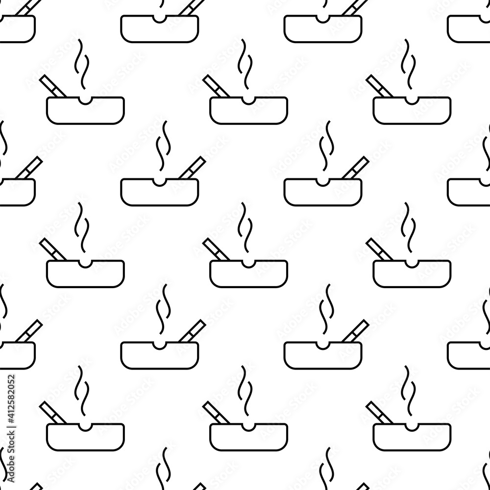 Ashtray Icon Seamless Pattern, Cigarette Ashtray Seamless Pattern Ashtray Icon Seamless Pattern, Cigarette Ashtray Seamless Pattern