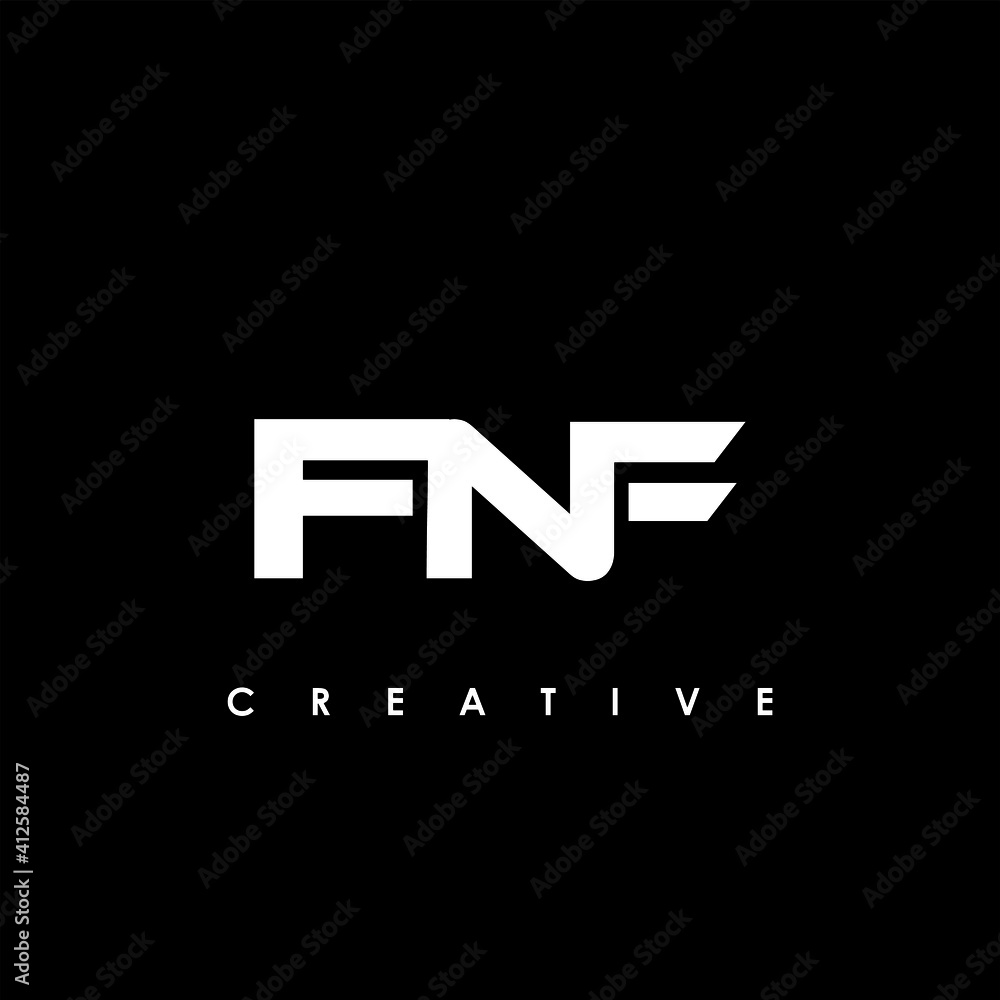 FNF Letter Initial Logo Design Template Vector Illustration FNF Letter Initial Logo Design Template Vector Illustration