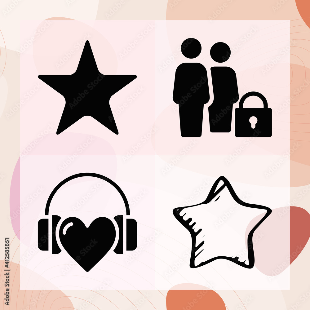 Simple set of stakes related filled icons Simple set of stakes related filled icons
