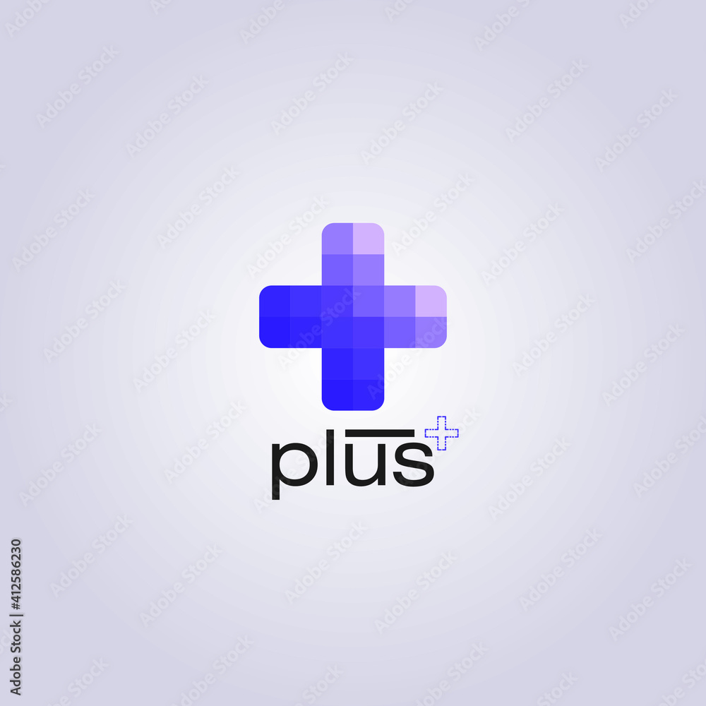 Obraz premium Purple monochromatic color plus design