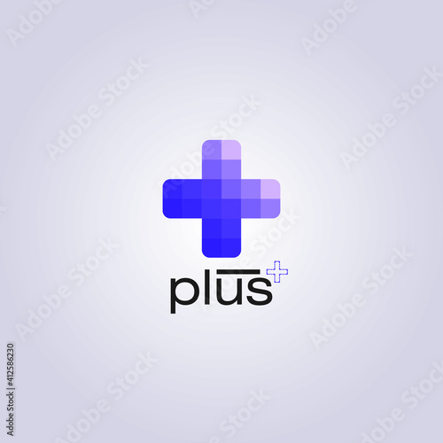 Purple monochromatic color plus design