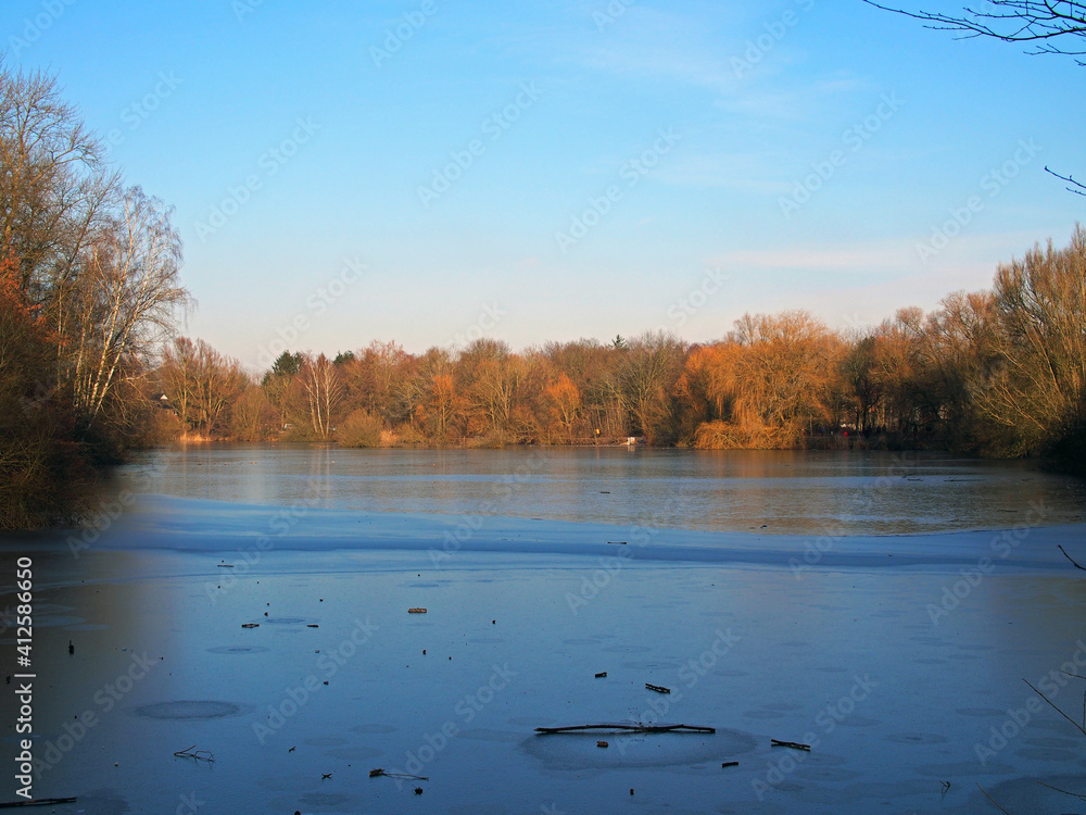 See im Winter
