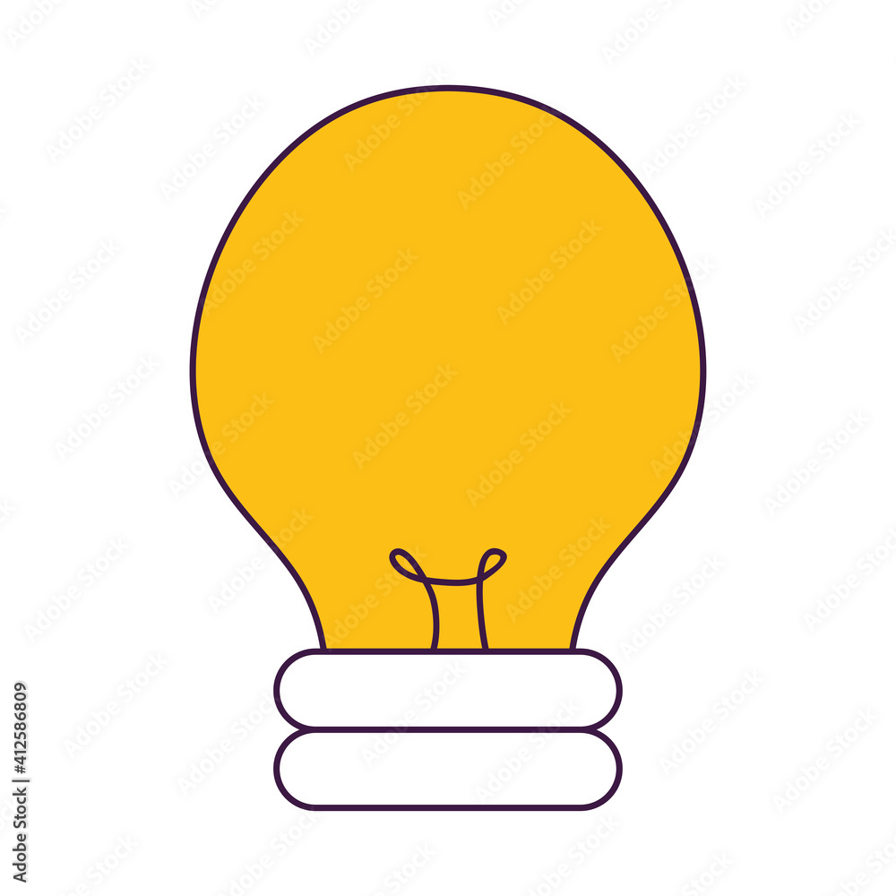 bulb light icon, colorful design bulb light icon, colorful design
