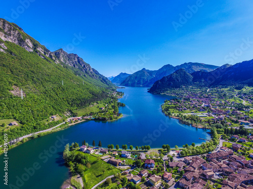 Lago d'Idro - ITALIA - view by drone