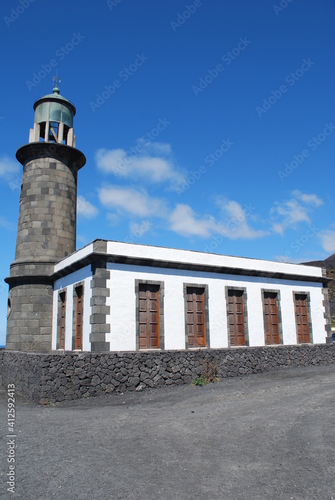 Kanaren - La Palma - Fuencaliente - Leuchtturm Kanaren - La Palma - Fuencaliente - Leuchtturm