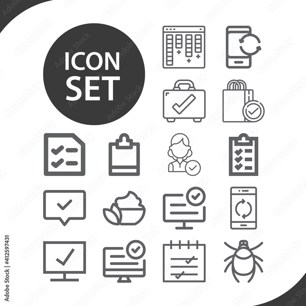 Simple set of tones related lineal icons. Simple set of tones related lineal icons.