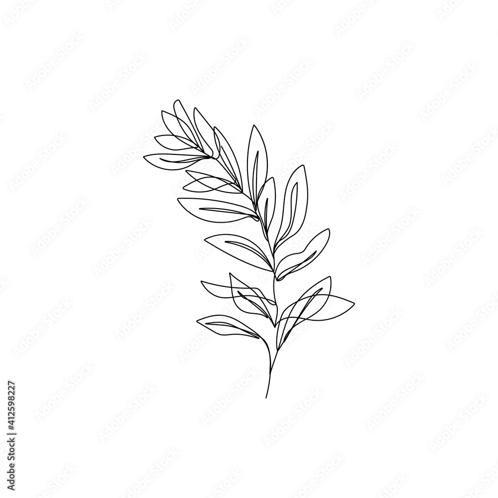 Vector Leaves of Hand Drawn Line Art Drawing. Minimalist Trendy Contemporary Design Perfect for Wall Art, Prints, Social Media, Posters, Invitations, Branding Design. Vector Leaves of Hand Drawn Line Art Drawing. Minimalist Trendy Contemporary Design Perfect for Wall Art, Prints, Social Media, Posters, Invitations, Branding Design.