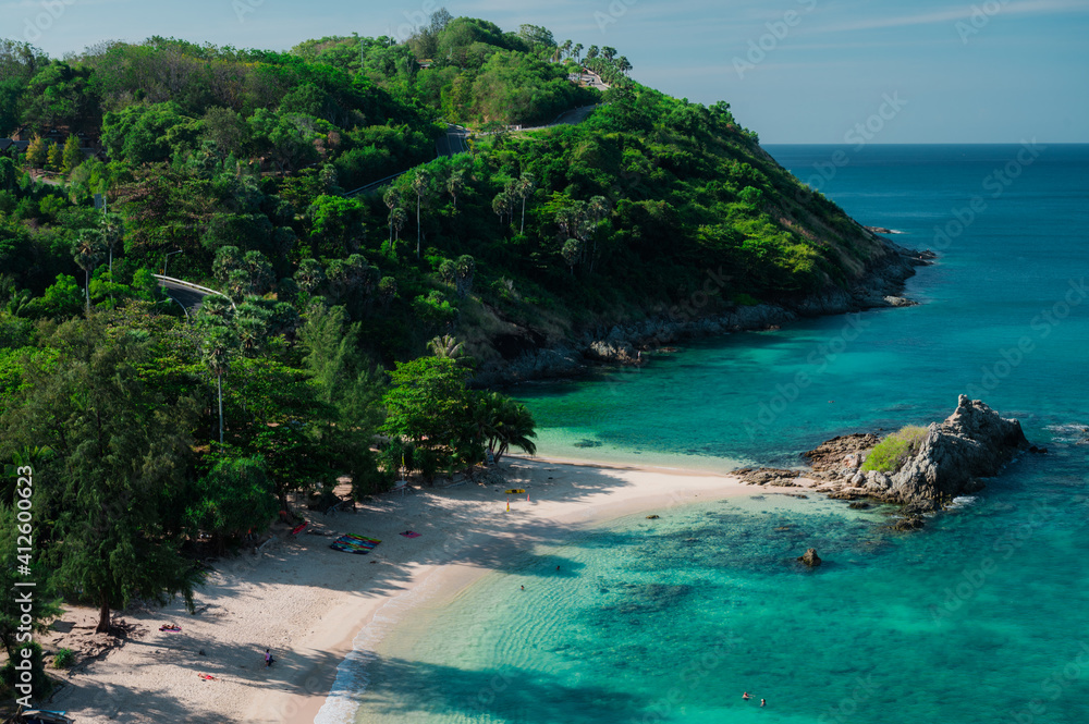 Fototapeta premium Clear water at Yanui beach, Phuket, Thailand.