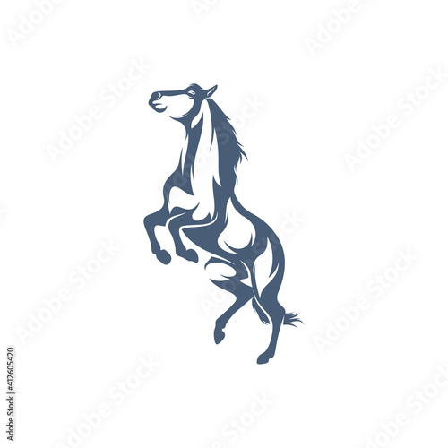 Horse design vector illustration  Creative horse logo template  icon symbol