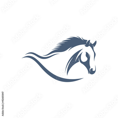 Horse design vector illustration, Creative horse logo template, icon symbol
