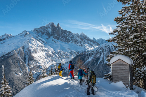 Photos Ski and Snowboard freeride in la Flegère, Chamonix, France