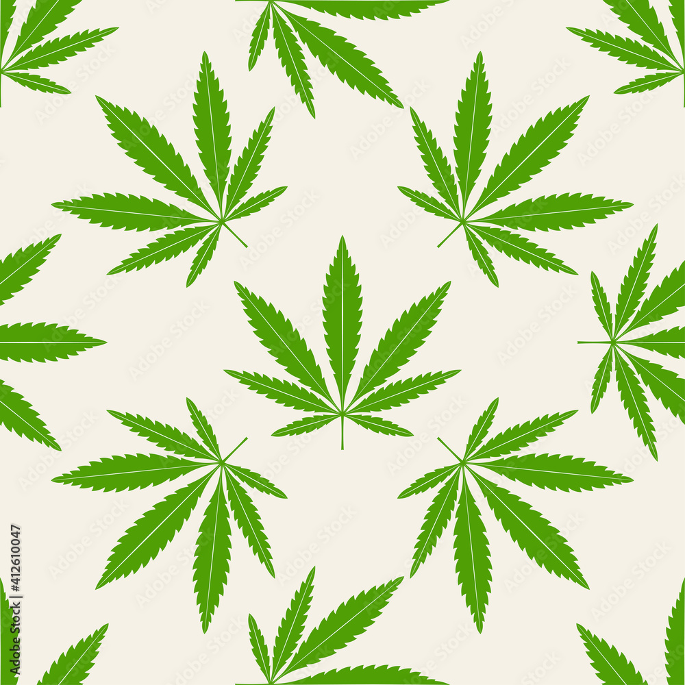 Cannabis seamless pattern. Cannabis seamless pattern.