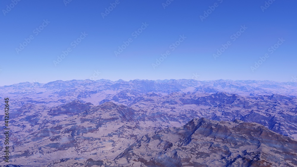 realistic surface of an alien planet, view from the surface of an exo-planet, canyons on an alien planet, stone planet, desert planet 3d render realistic surface of an alien planet, view from the surface of an exo-planet, canyons on an alien planet, stone planet, desert planet 3d render