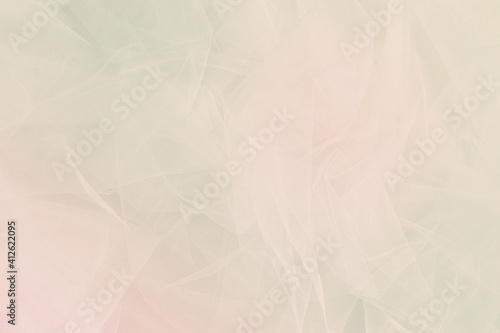 Vintage white tulle chiffon texture background